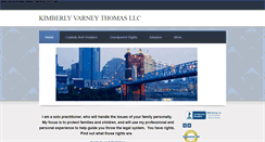 Desktop Screenshot of kimberlyvarneythomas.com